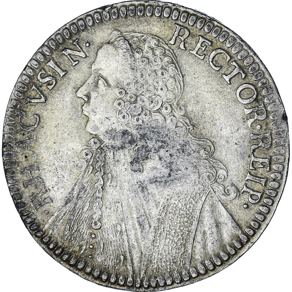 République de Raguse, Tallero, 1762, Ragusa (Dubrovnik), TB+, Argent, KM:18