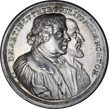 Germany, Medal, Bicentenaire de la confession d'Augsbourg, 1730, MS(63), Silver