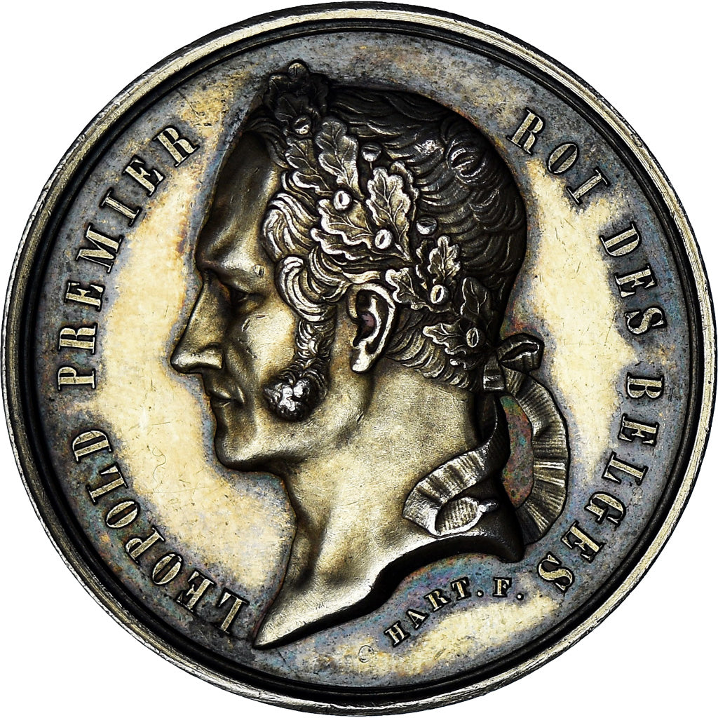 Belgium, Medal, Léopold Ier, Landbouwers vergadering, 1852, MS(63), Silver