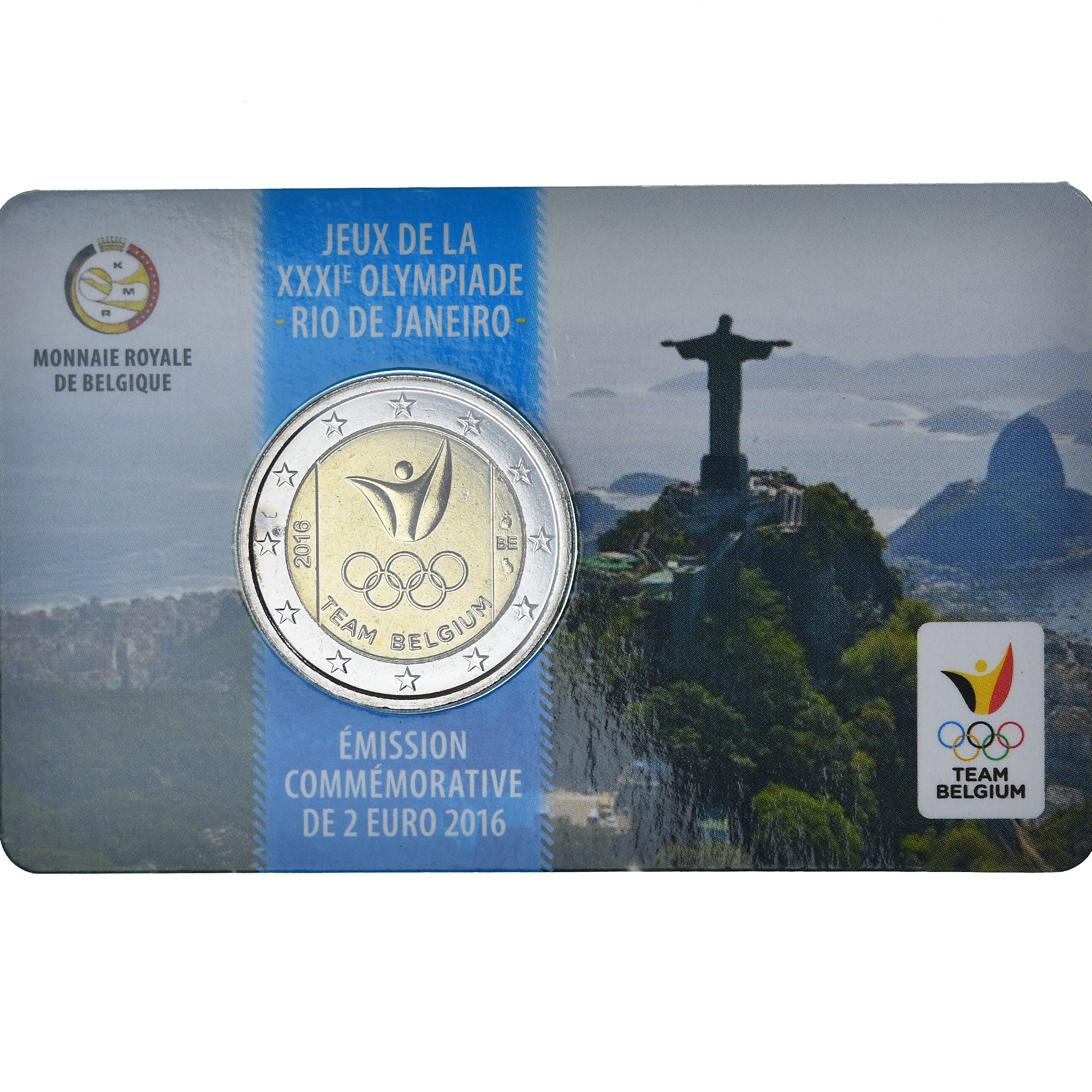 Belgium, 2 Euro, Summer Olympics Rio de Janeiro, 2016, Royal Belgium Mint