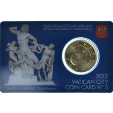 Vaticano, Benoît XVI, 50 Euro Cent, 2012, Rome, BU, FDC, Nordic gold