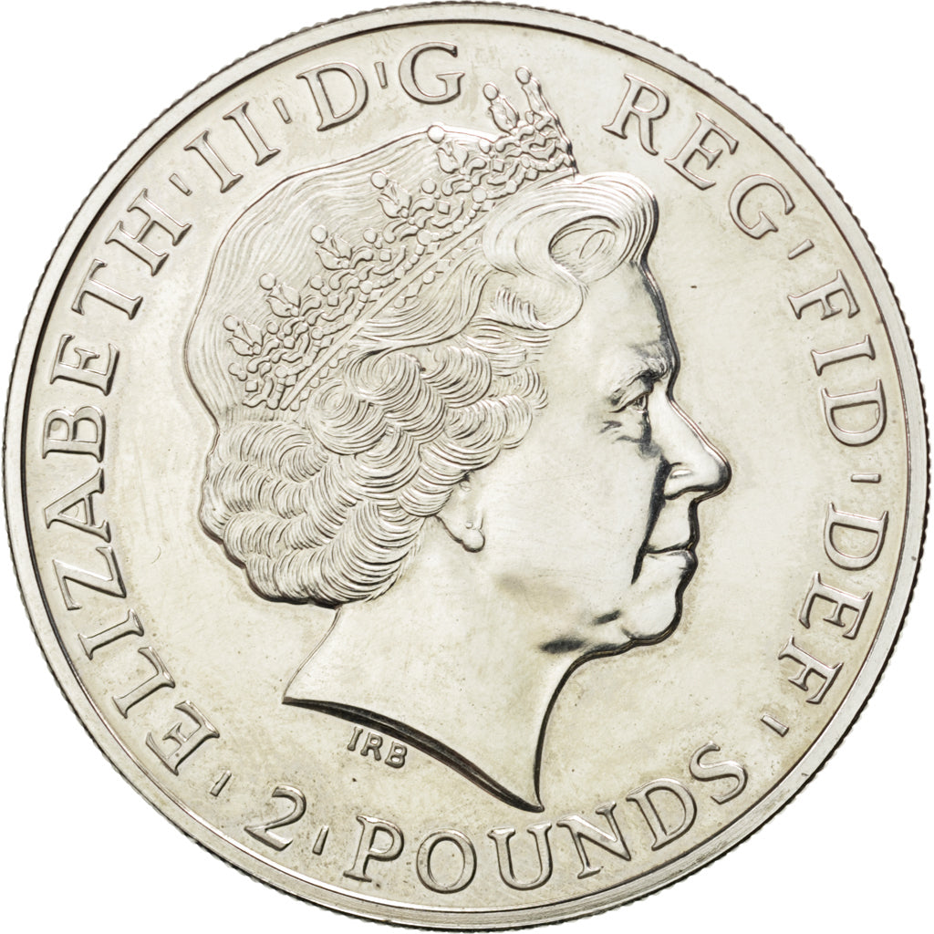 GREAT BRITAIN, 2 Pounds, 2011, KM #1230, MS(63), Silver, 40, 32.45