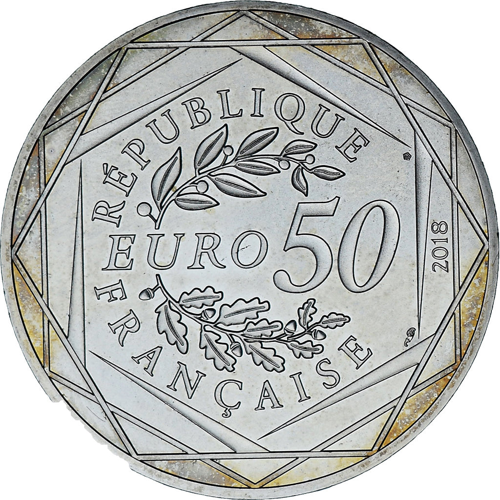 Frankreich, 50 Euro, Mickey et la France - université, 2018, Monnaie de Paris