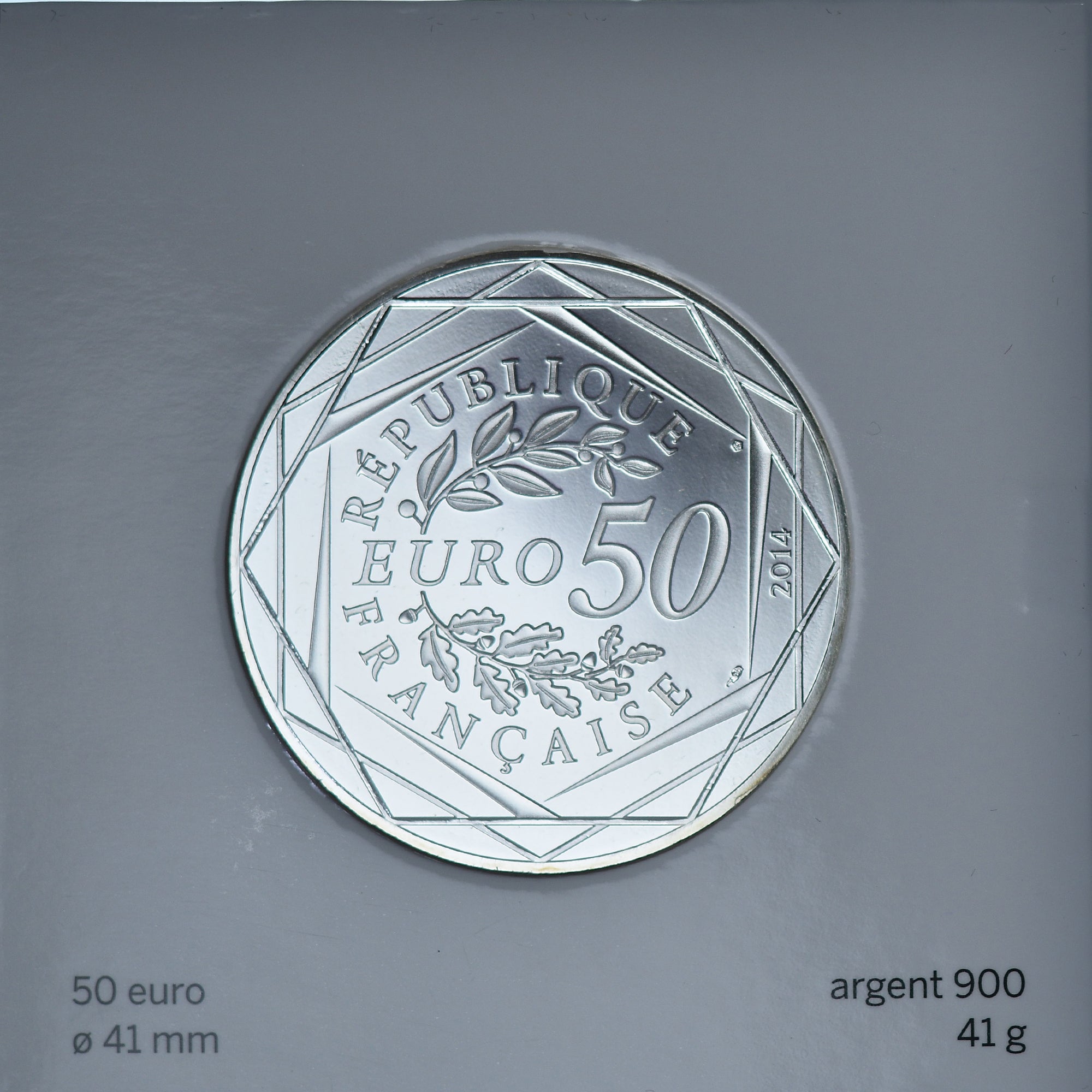 France, 50 Euro, Sempé - Paix - Printemps/Été, 2014, Monnaie de Paris, BE