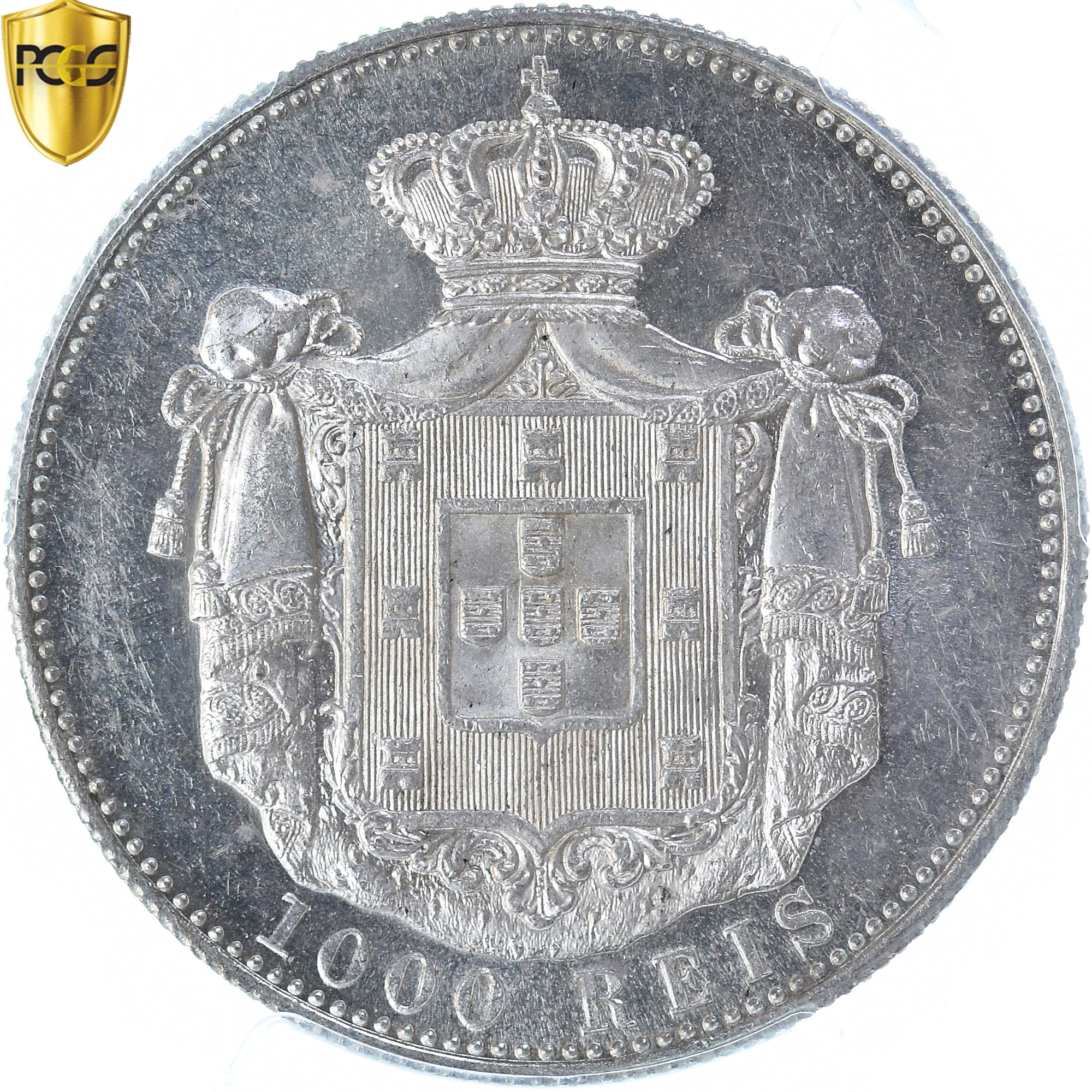 Coin, Portugal, Carlos I, 1000 Reis, 1899, Lisbon, PCGS, MS62, MS(60-62)