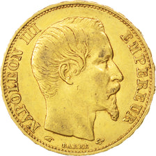 FRANCE, Napoléon III, 20 Francs, 1857, Paris, KM #781.1, EF(40-45), Gold, Gadour
