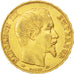 FRANCE, Napoléon III, 20 Francs, 1857, Paris, KM #781.1, EF(40-45), Gold, Gadour