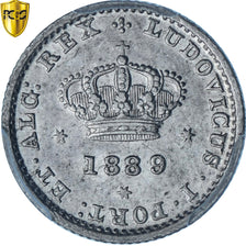 Coin, Portugal, Luiz I, 50 Reis, 1889, Lisbon, PCGS, AU55, AU(55-58), Silver