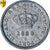 Moneta, Portogallo, Luiz I, 50 Reis, 1889, Lisbon, PCGS, AU55, SPL-, Argento