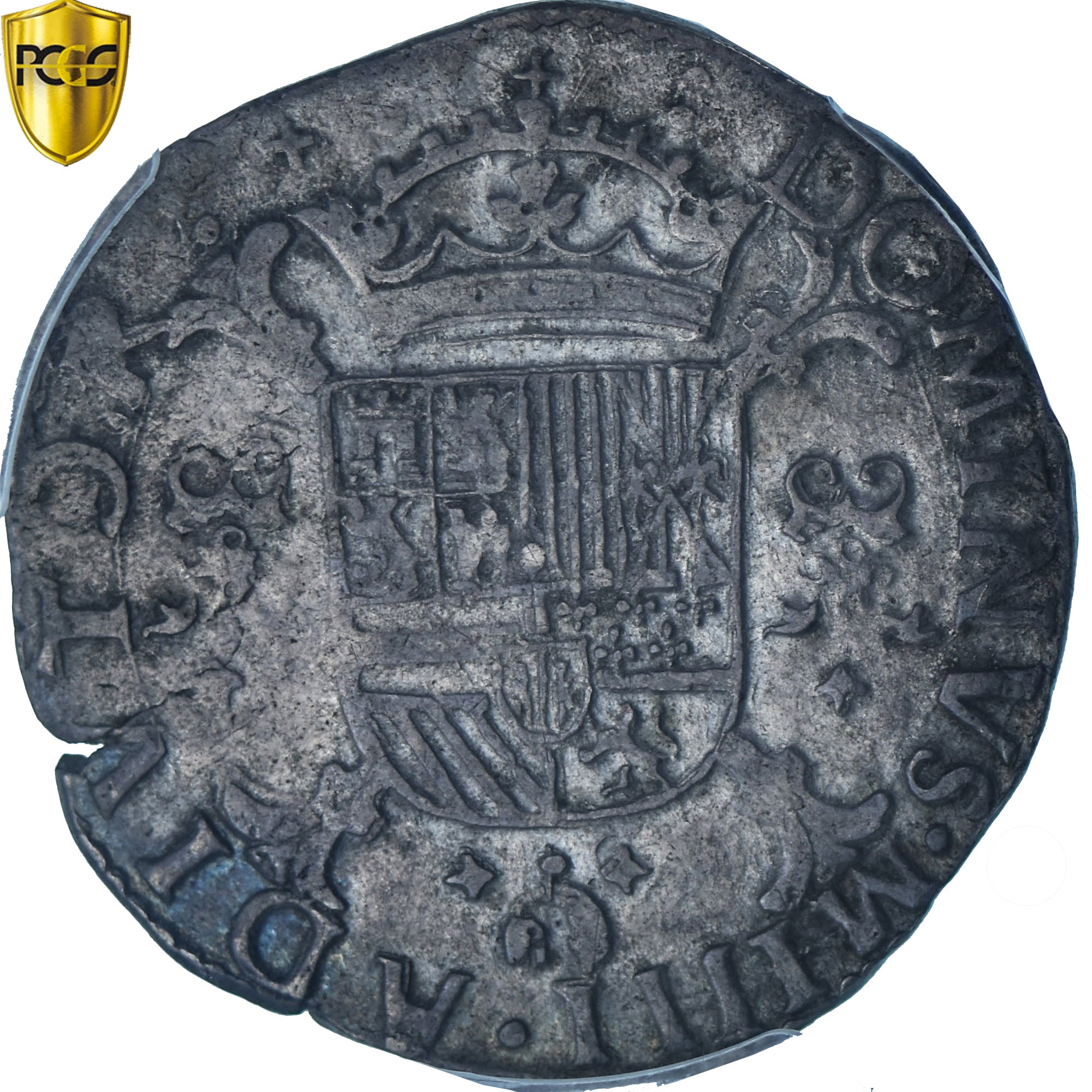 Spanish Netherlands, Flanders, Philippe II, 1/5 Ecu, 1567, Bruges, PCGS, XF40