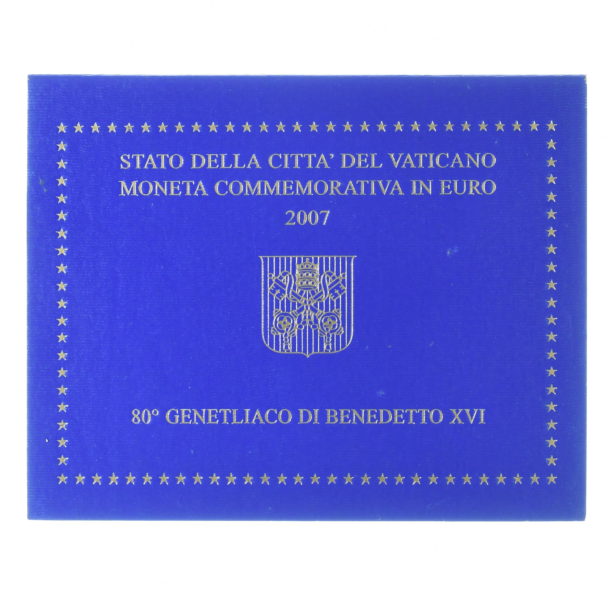 Vatican, Benoît XVI, 2 Euro, 2007, Rome, MS(65-70), Bi-Metallic