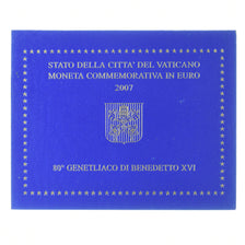 Vatican, Benoît XVI, 2 Euro, 2007, Rome, MS(65-70), Bi-Metallic