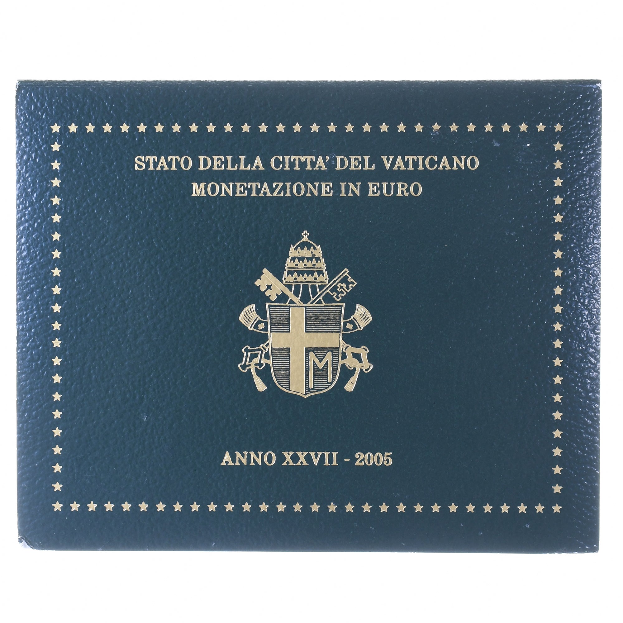 Vatican, Jean-Paul II, Coffret 1c. à 2€, 2005, Rome, FDC