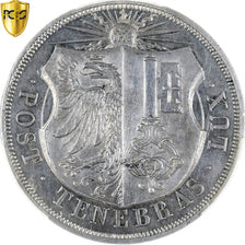 Switzerland, 10 Francs, 1851, Geneva, Silver, PCGS, AU(55-58), KM:138