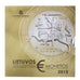 Litwa, Coffret 1c. à 2€, 2015, BU, MS(65-70), ND