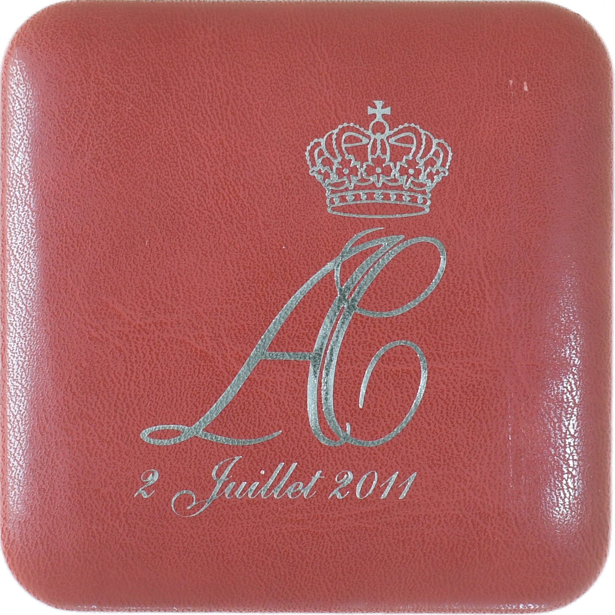 Monaco, Medal, Mariage d'Albert et Charlène, 2011, BE, MS(65-70), Silver