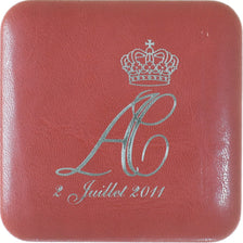 Monaco, Medal, Mariage d'Albert et Charlène, 2011, BE, MS(65-70), Silver