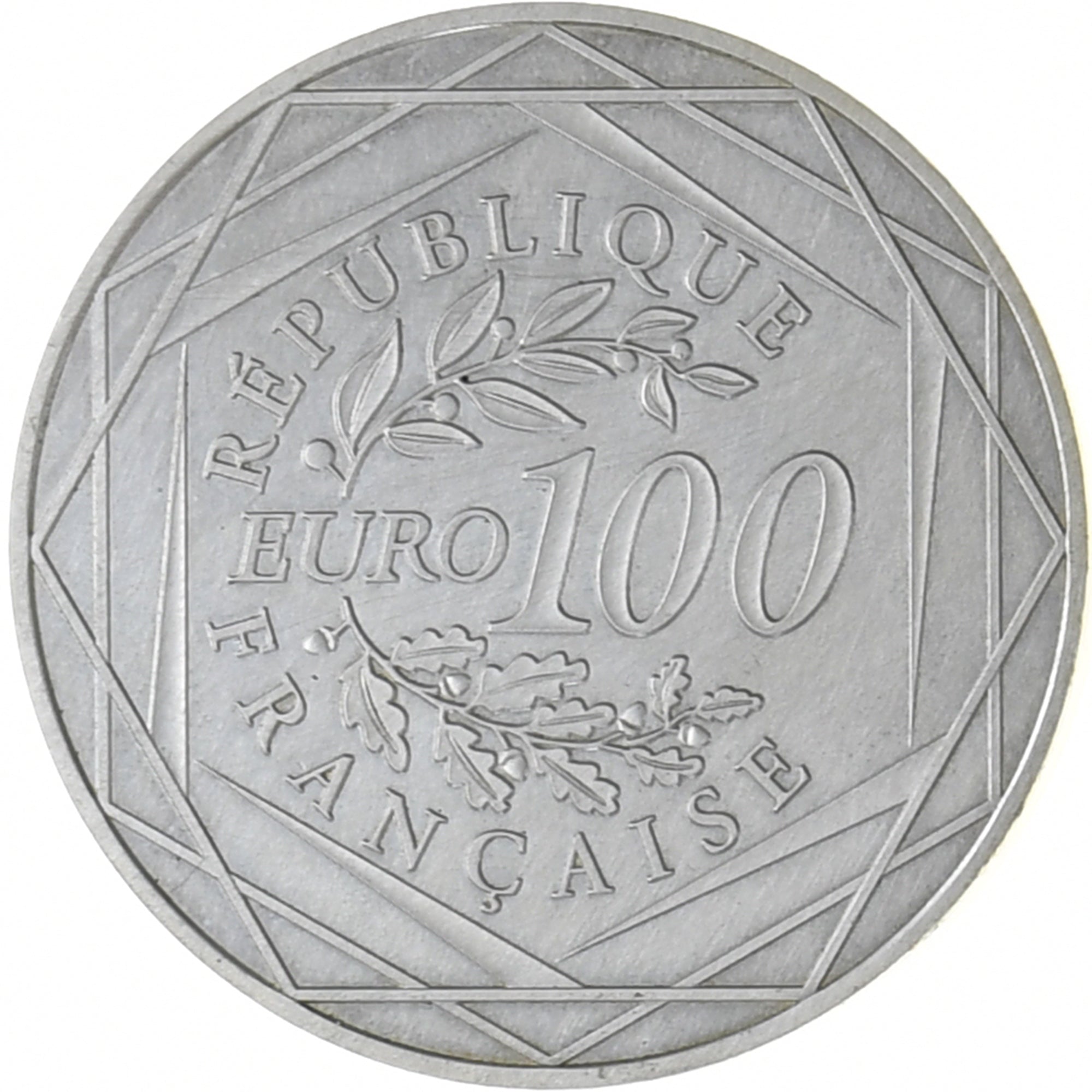 France, Hercule, 100 Euro, 2011, Monnaie de Paris, MS(63), Silver