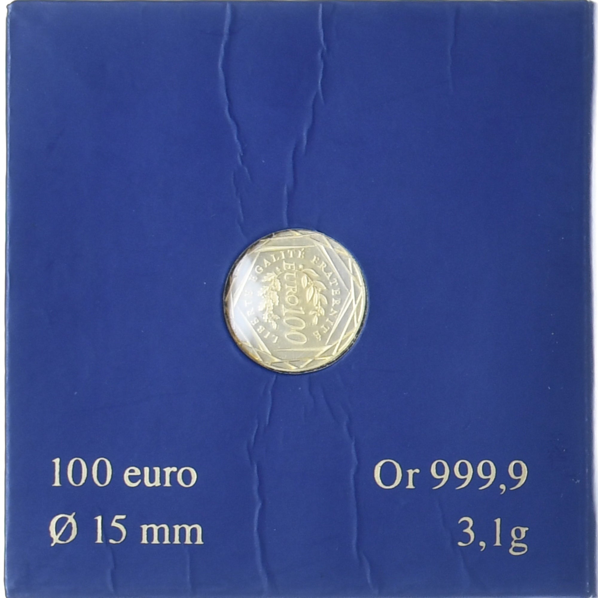 France, Semeuse, 100 Euro, 2009, Monnaie de Paris, BE, FDC, Or