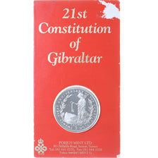Gibraltar, Elizabeth II, Crown, 1990, Pobjoy Mint, MS(65-70), Copper-nickel