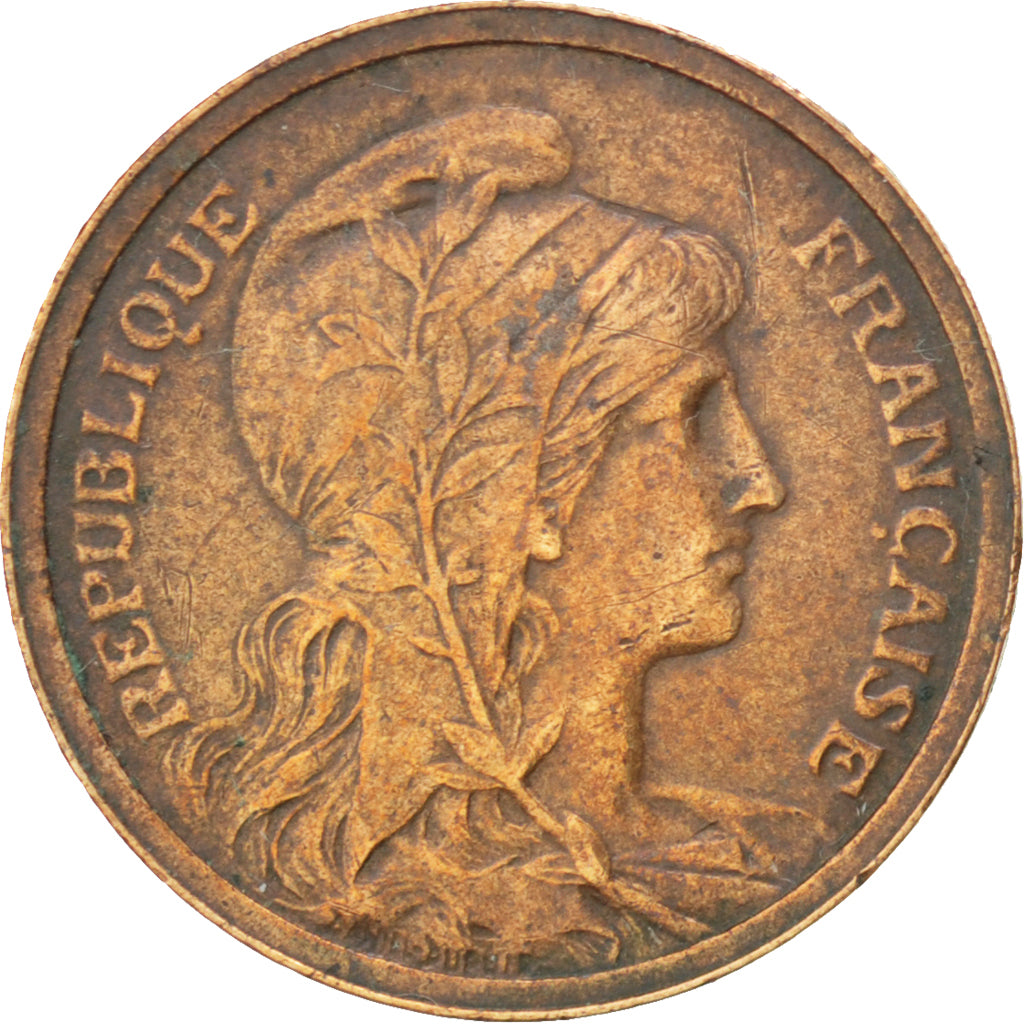 FRANCE, Dupuis, Centime, 1898, Paris, KM #840, VF(30-35), Bronze, 15, Gadoury...
