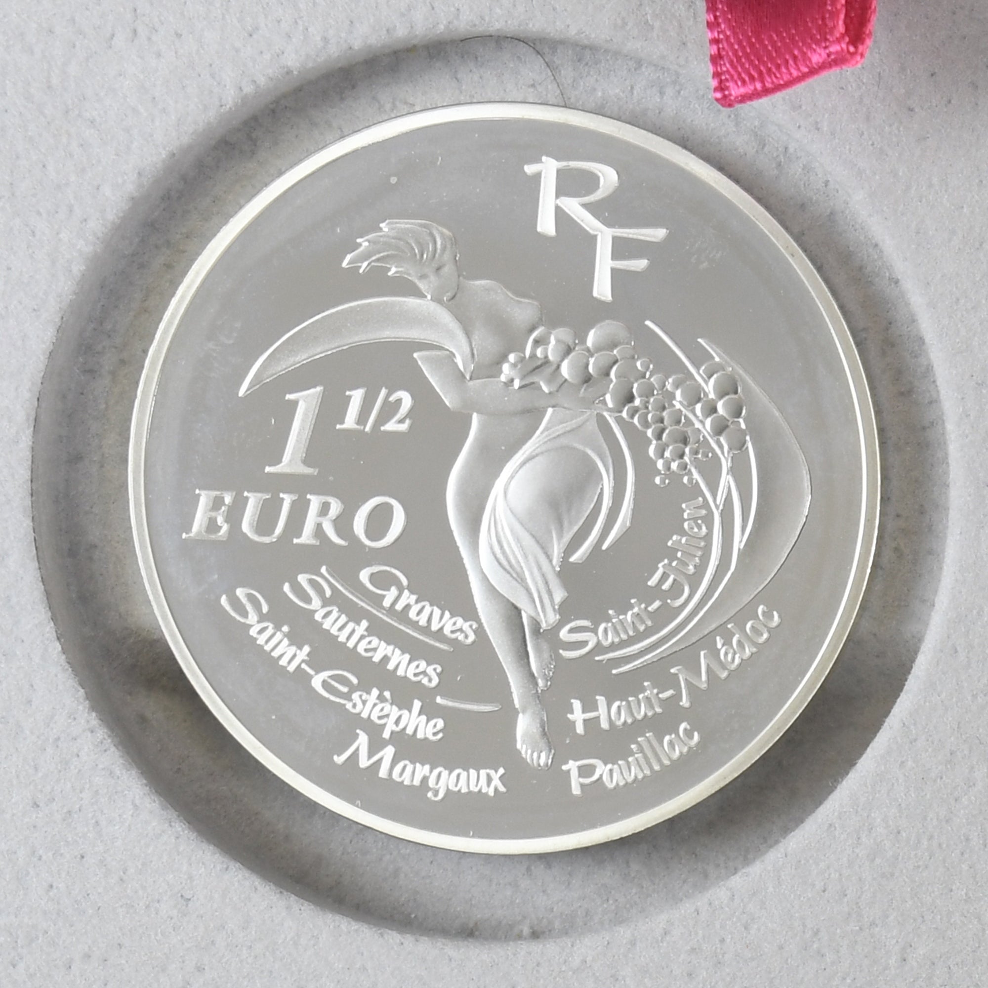 Francja, 1-1/2 Euro, Classement des vins de Bordeaux, 2005, Monnaie de Paris