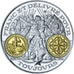 Francia, medaglia, Reproduction du Franc à Cheval, BE, FDC, Gold plated silver