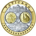 Frankrijk, Medaille, Première frappe "Vatican", BE, FDC, Silver Plated Copper