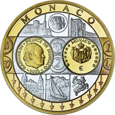 France, Medal, Première frappe "Monaco", BE, MS(65-70), Silver Plated Copper