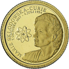 Samoa, Marie Curie, Dollar, 2009, BE, FDC, Or