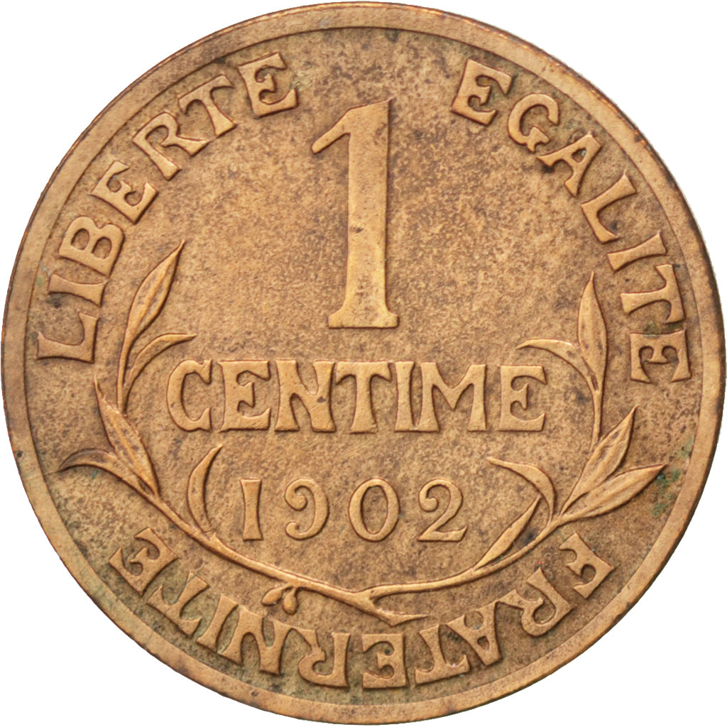 FRANCE, Dupuis, Centime, 1902, Paris, KM #840, EF(40-45), Bronze, 15, Gadoury...