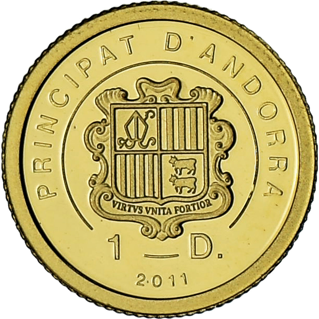 Andorre, Napoléon I, Diner, 2011, BE, FDC, Or