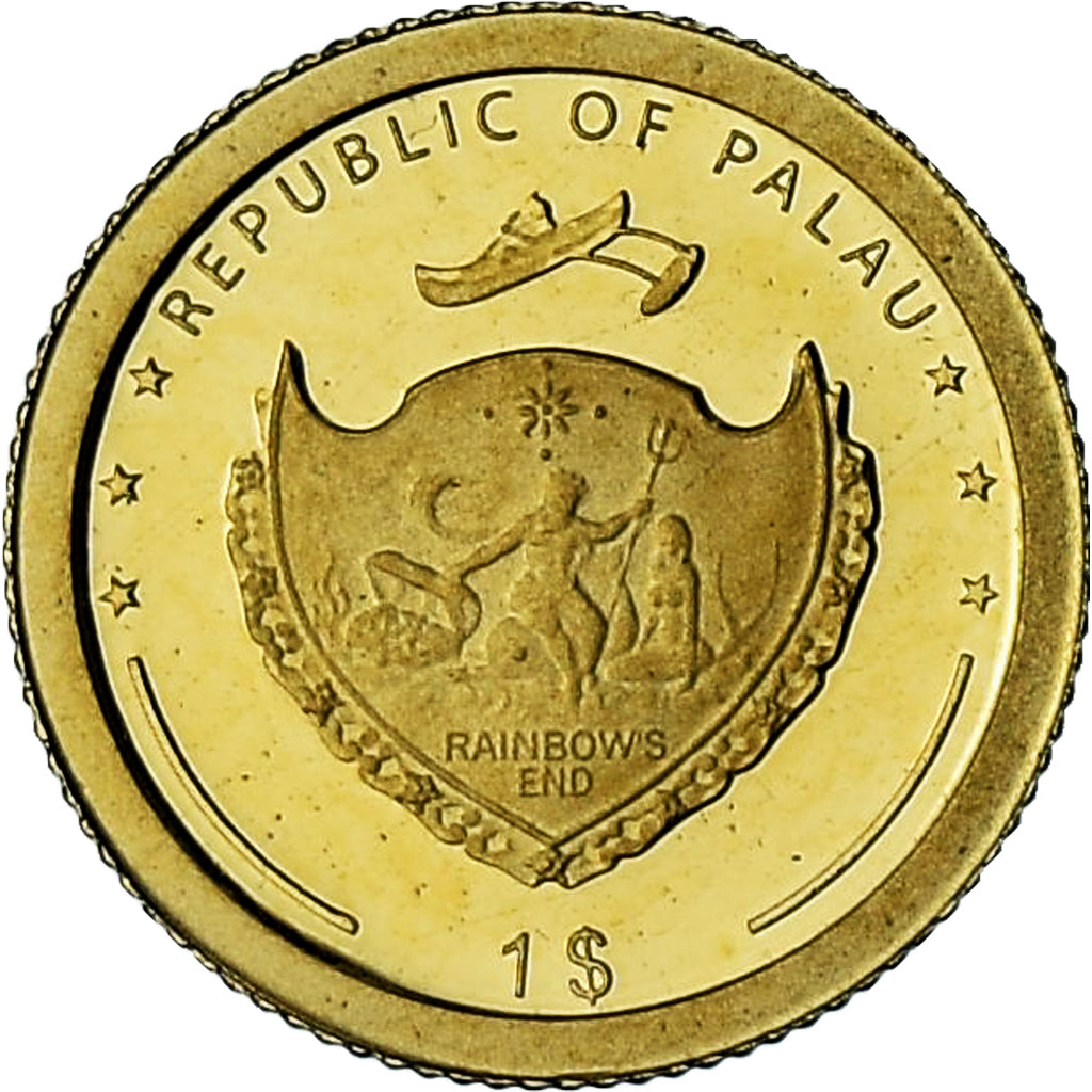 Palau, Santa Maria, Dollar, 2006, BE, MS(65-70), Gold