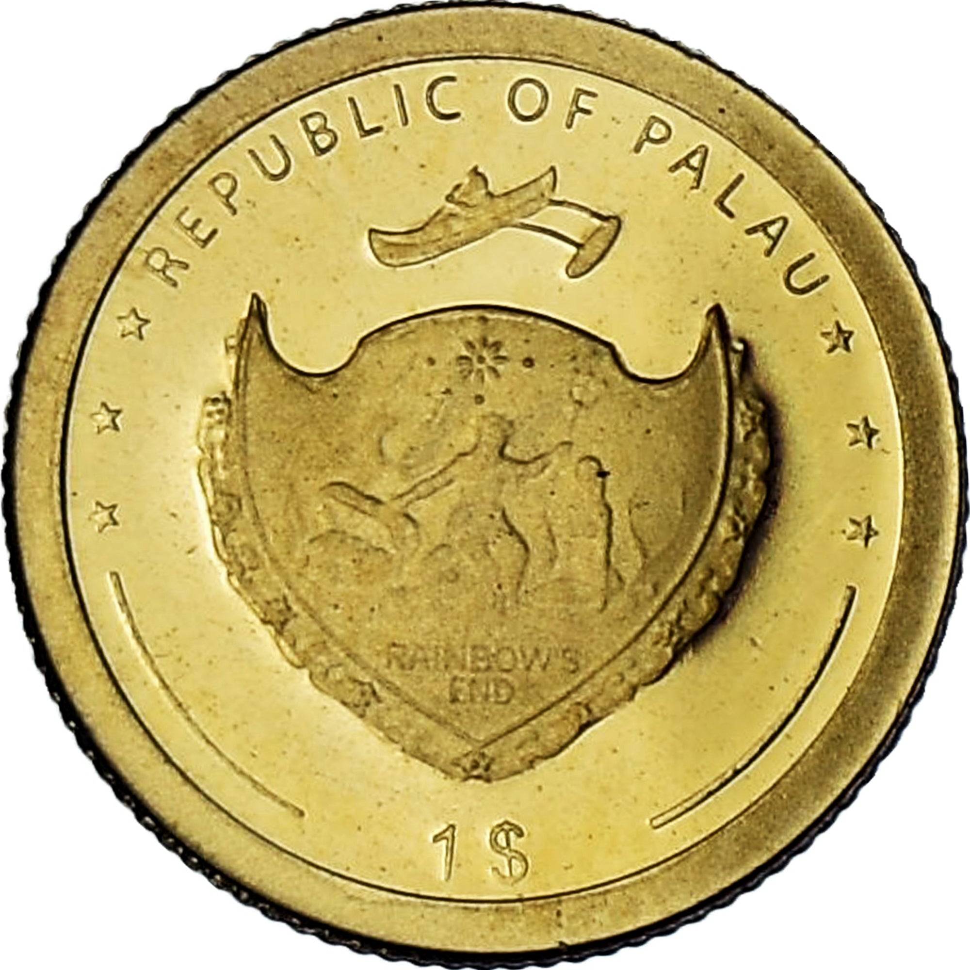 Palau, Hercule et l'Hydre, Dollar, 2006, BE, MS(65-70), Gold