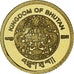 Bhutan, Chorten Kora, 100 Ngultrums, 2011, BE, MS(65-70), Gold