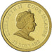 Cook Islands, Elizabeth II, Apollo 11, 10 Dollars, 2009, BE, MS(65-70), Gold