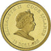 Cookeilanden, Elizabeth II, Ours polaire, 10 Dollars, 2008, BE, FDC, Goud