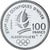 Frankreich, Albertville - Patinage de vitesse, 100 Francs, 1990, Monnaie de