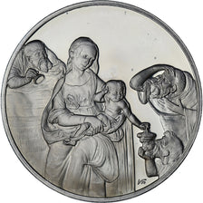 France, Médaille, Léonard de Vinci, l'adoration des mages, Proof, SPL+, Argent
