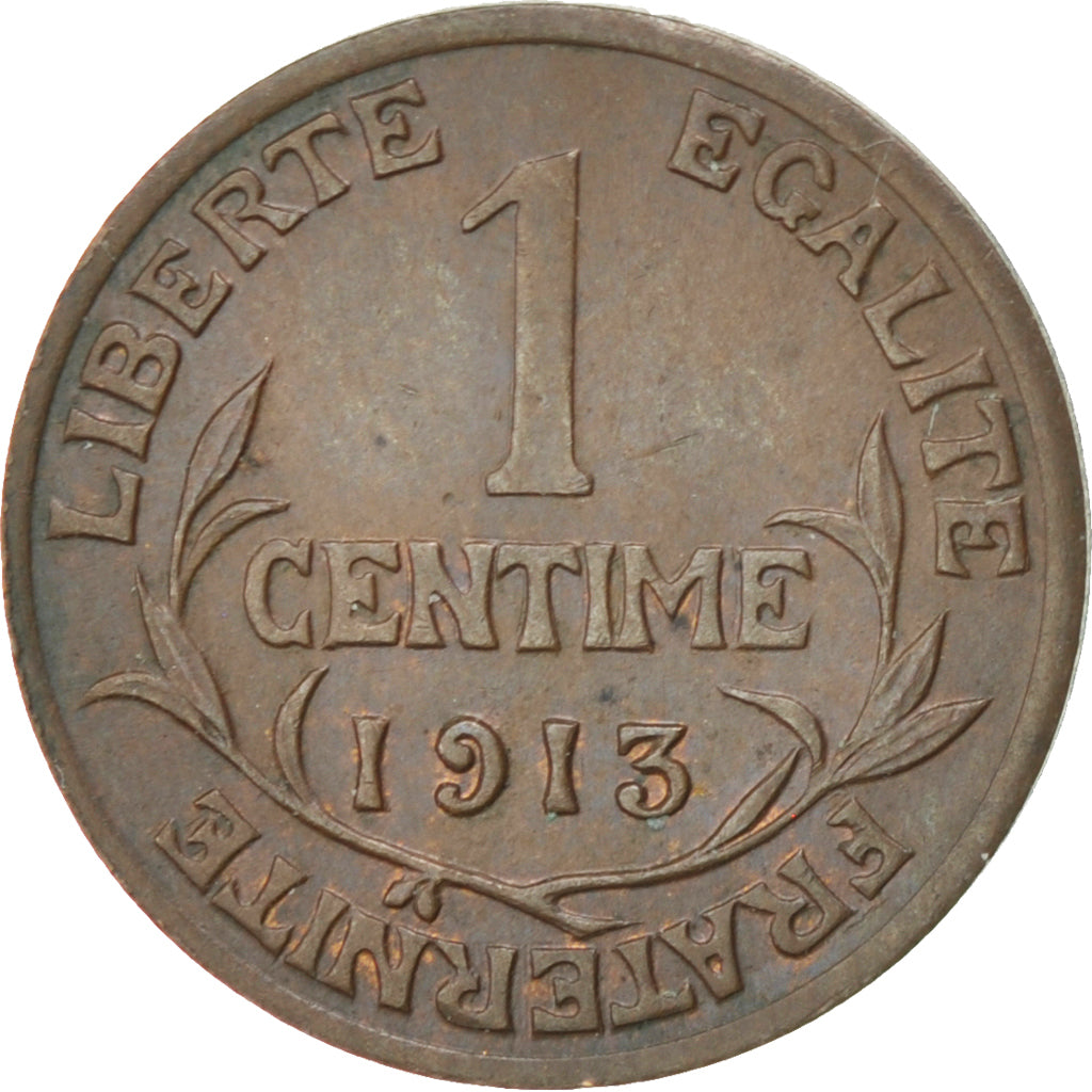 Monnaie, France, Dupuis, Centime, 1913, Paris, TTB+, Bronze, KM:840, Gadoury:90