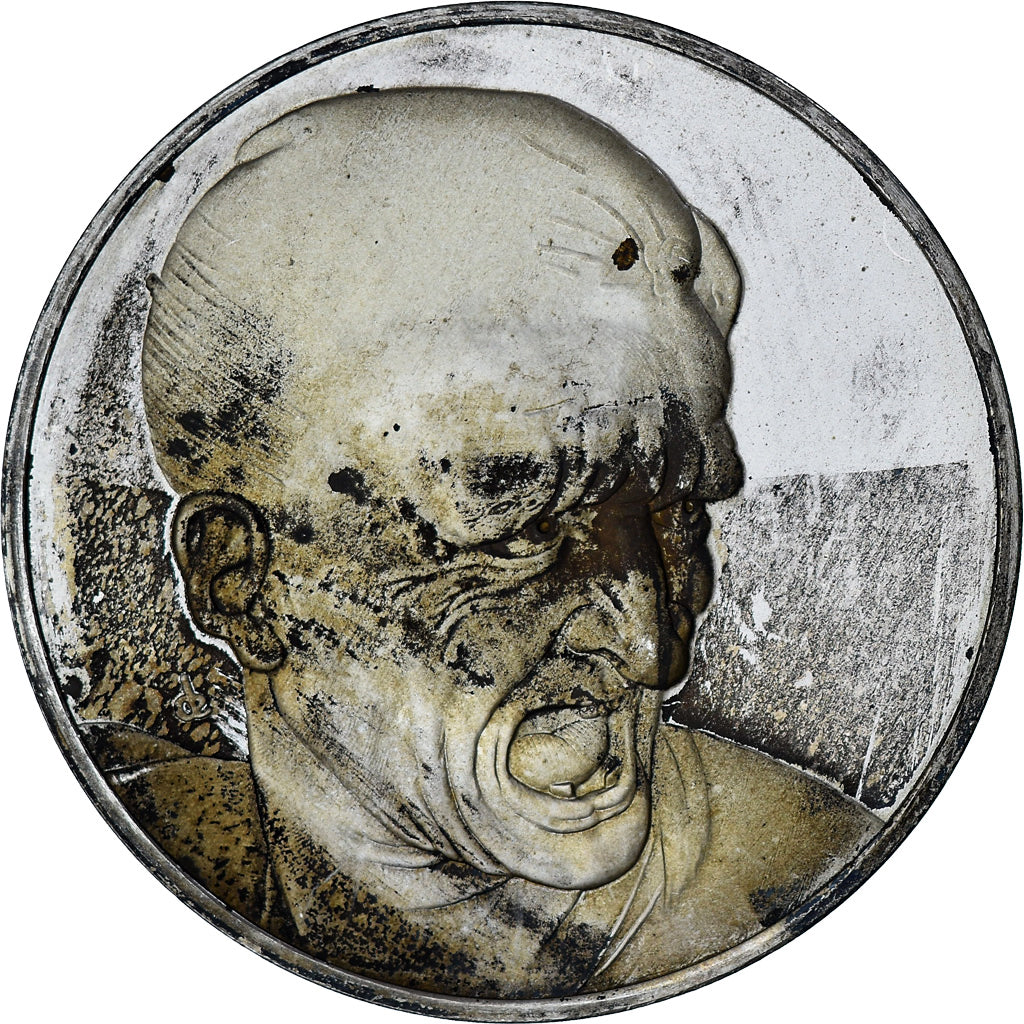 Frankreich, Medaille, Léonard de Vinci, étude de la bataille d'Anghiari