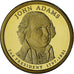 USA, John Adams, Dollar, 2007, San Francisco, Proof, MS(65-70)