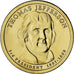 United States, Thomas Jefferson, Dollar, 2007, San Francisco, Proof, MS(63)