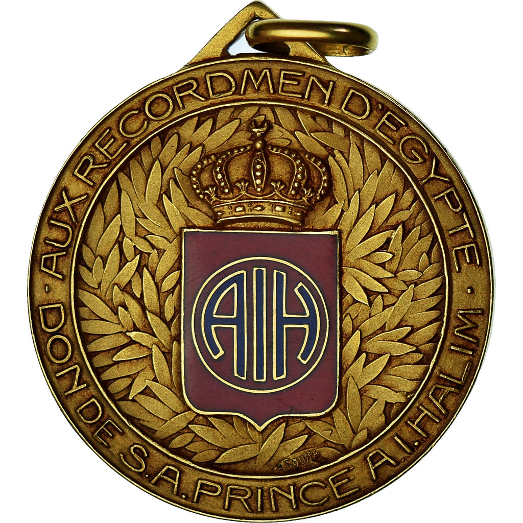 Egipto, medalla, Recordmen d'Égypte, SC, Oro