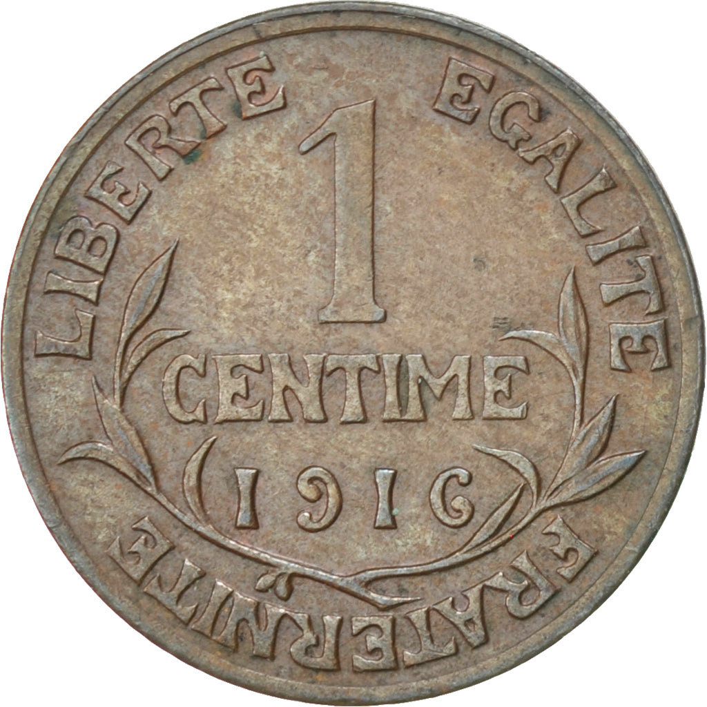 Coin, France, Dupuis, Centime, 1916, Paris, EF(40-45), Bronze, KM:840