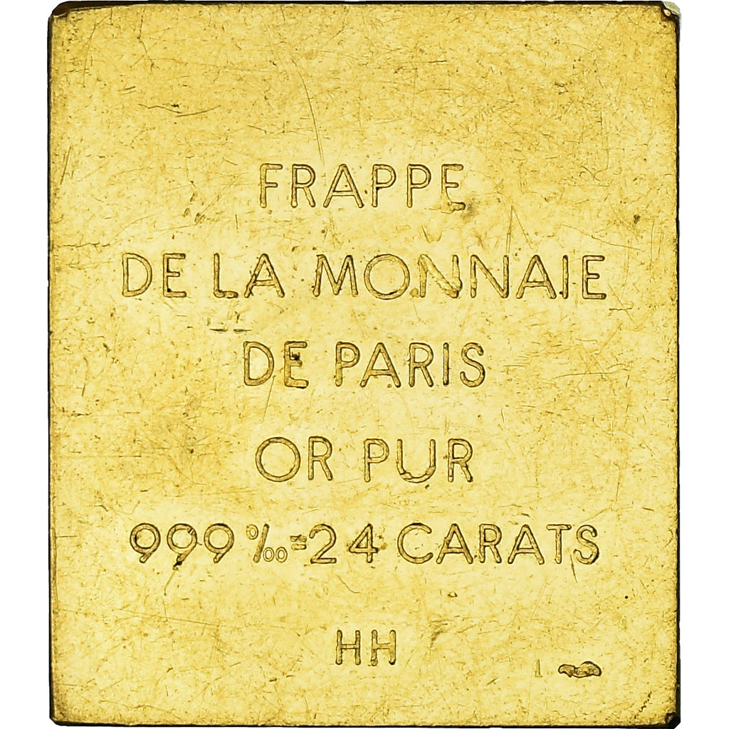 Frankreich, Medaille, Postage, One Penny, Monnaie De Paris, VZ, Gold