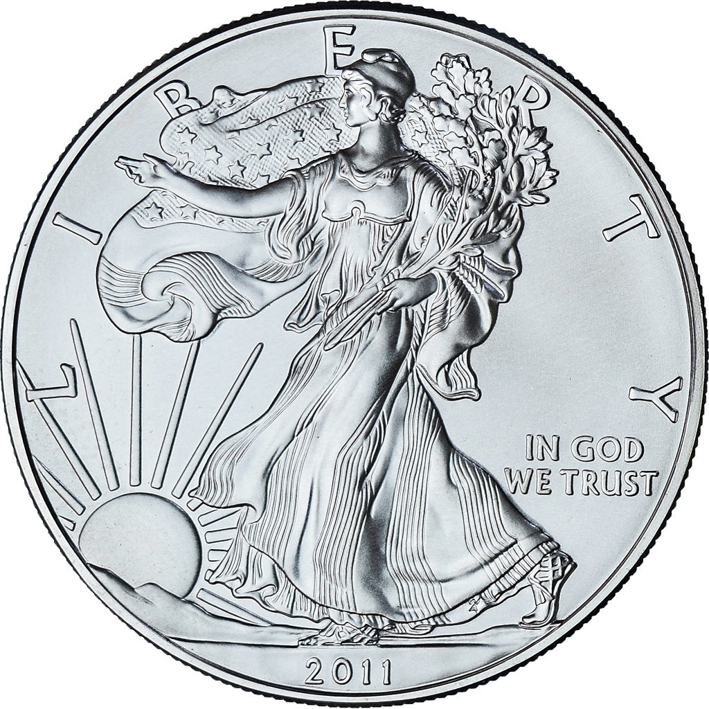 United States, Silver Eagle, 1 Dollar, 1 Oz, 2011, Philadelphia, MS(65-70)