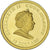 Isole Cook, Elizabeth II, Apollo 11, 10 Dollars, 2009, BE, FDC, Oro
