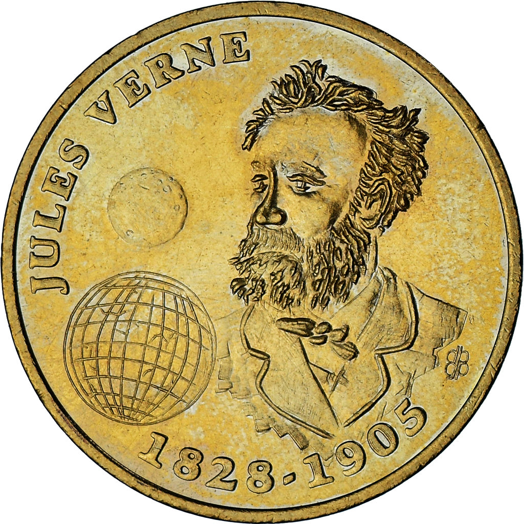 France, 3 écus d'Amiens, Cirque Jules Verne, 1994, AU(55-58), Brass