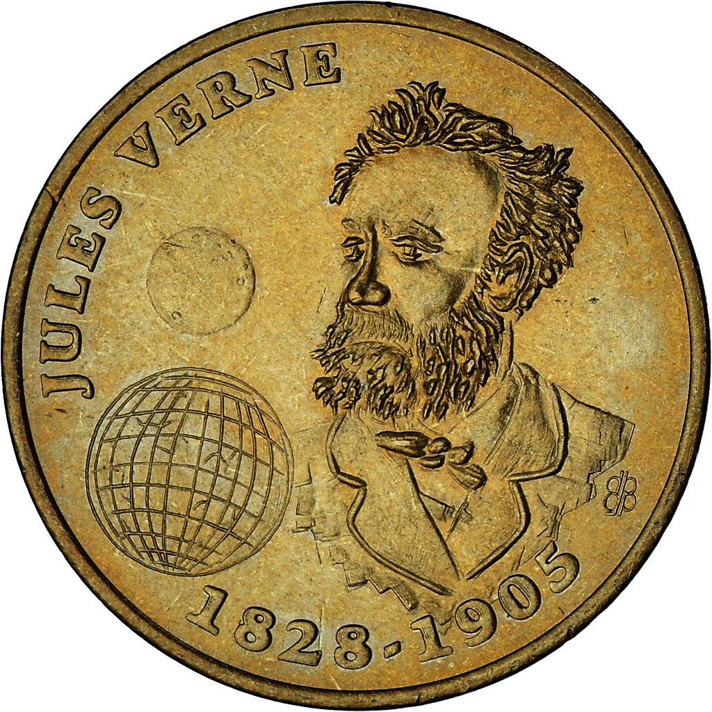 France, 3 écus d'Amiens, Cirque Jules Verne, 1994, AU(55-58), Brass